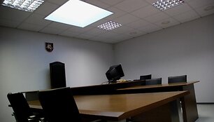 byla, teismas, teismo salė, posėdžių salė teisme, 