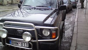 Visureigis su ereliu neįgaliųjų vietoje