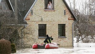 Potvynis Panevėžio kra&scaron;te fotografo Andriaus Rep&scaron;io akimis