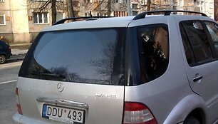Pažeidėjas su MB visureigiu