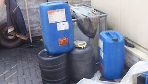 Nelegalus dyzelino ta&scaron;kas