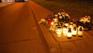 Vieta, kur žuvo motociklininkas