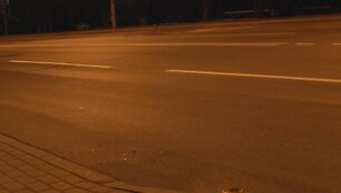 Vieta, kur žuvo motociklininkas
