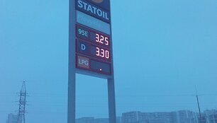 Vairuotojams sunku suprasti, kodėl ketvirtadienį A95 benzino litras &scaron;ioje degalinėje kainavo 3,22 lito, vėliau 3,28 lito, o penktadienį &ndash; 3,25 lito.