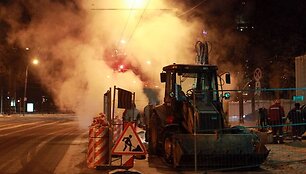 &bdquo;Vilniaus energijos&ldquo; naktiniai darbai