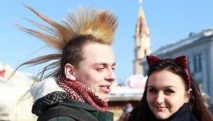 Užgavėnių turgus Rotu&scaron;ės aik&scaron;tėje