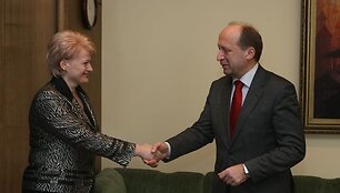 Dalia Grybauskaitė ir Andrius Kubilius