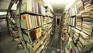 Vilniaus universiteto bibliotekoje saugomas vertingų knygų lobynas. 