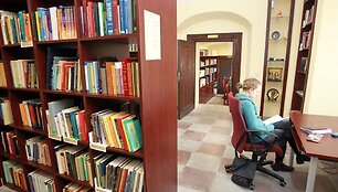 Vilniaus universiteto bibliotekoje saugomas vertingų knygų lobynas. 
