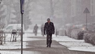 Balandžio pradžia primena tikrą žiemą.