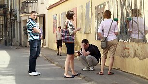 Saulėje &scaron;vytintis Vilnius nudžiugino užsienio turistus