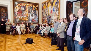 Festivalio &bdquo;Poezijos pavasaris&ldquo; dalyvių priėmimas