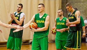 Krep&scaron;inio rinktinės treniruotė