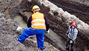 Bernardinų sode vykstantys archeologiniai kasinėjimai pateikė staigmenų.