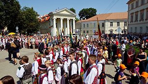 Valstybės dienos minėjimo akimirka.