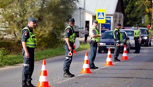 Vilniaus policijos akcija Čekoni&scaron;kėse