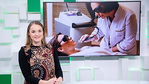 15min studijoje vieši dermatologė Augė Lesinskaitė