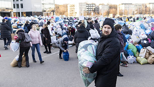 Vilniuje renkama parama nuo karo nukentėjusiems ukrainiečiams