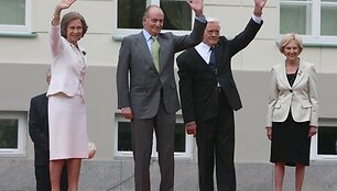 Lietuvoje valstybinį vizitą pradėjo Ispanijos monarchų pora. 