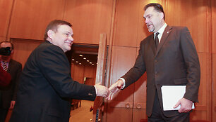 Vydas Gedvilas ir Arvydas Sabonis 