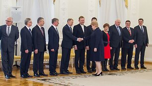 Prezidentės susitikimas su Vyriausybės nariais