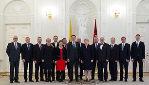 Prezidentės susitikimas su Vyriausybės nariai