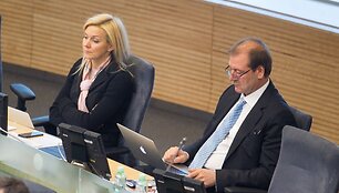 Vitalija Vonžutaitė ir Viktoras Uspaskichas