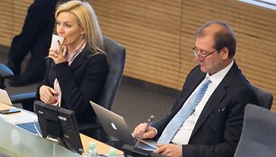 Vitalija Vonžutaitė ir Viktoras Uspaskichas