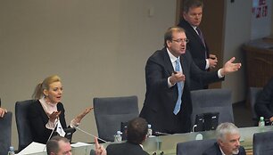 Vitalija Vonžutaitė ir Viktoras Uspaskichas