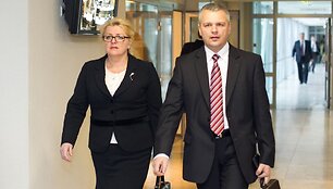 Algimanta Pabedinskienė ir Vigilijus Jukna