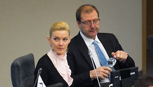 Vitalija Vonžutaitė ir Viktoras Uspaskichas