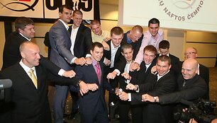 LKL apdovanojimų ceremonijos akimirkos.