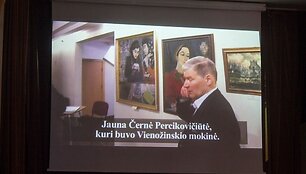 Kadras i&scaron; filmo "Susitikimas su nacionalistais"