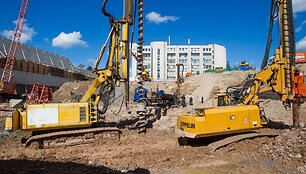 &bdquo;Quadrum&ldquo; statybų aik&scaron;telėje įkasta simbolinė kapsulė