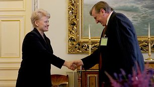 Dalia Grybauskaitė ir Rimantas Jonas Dagys