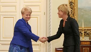 Dalia Grybauskaitė ir Ingrida &Scaron;imonytė 