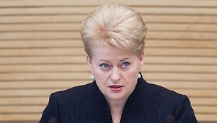 Dalia Grybauskaitė Seime perskaitė metinį pranešimą