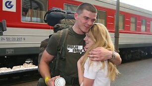 &Scaron;e&scaron;tadienio popietę i&scaron; Vilniaus geležinkelio stoties i&scaron;lydėta antroji &scaron;ių metų projekto &bdquo;Misija Sibiras&ldquo; grupė.