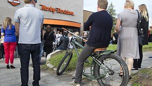 „Harley-Davidson“ motociklų salono atidarymas 