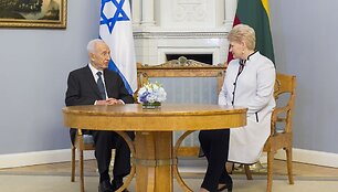 Shimonas Peresas ir Dalia Grybauskaitė