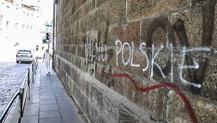 Po tiltu užra&scaron;as &bdquo;Polskie Wilno&ldquo;