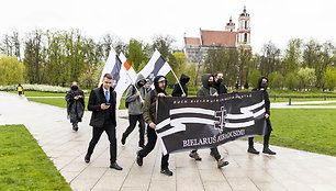 Baltarusių mitingas prieš branduolinio ginklo dislokavimą