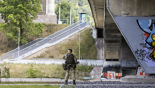 Vilniaus gatvėse patruliuoja kariai