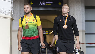I&scaron; pasaulio čempionato parskrido Lietuvos diskininkų delegacija