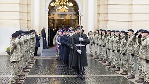 Pulkininko J. Vitkaus-Kazimieraičio laidotuvių ceremonija