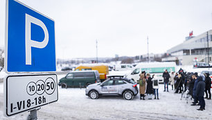 Vilniuje pristatytas e. kontrolės automobilis