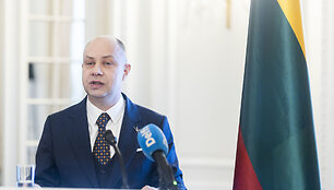 Aurelijus Veryga pristatė rinkimų programą ir komandą