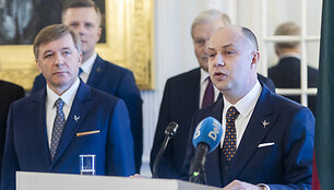 Aurelijus Veryga pristatė rinkimų programą ir komandą