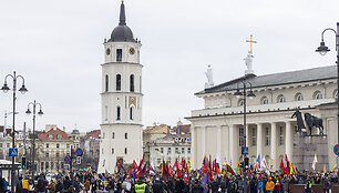 &Scaron;ventinė jaunimo eisena &bdquo;Lietuvos valstybės keliu&ldquo;