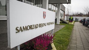 Piketas prie Vilniaus rajono savivaldybės
